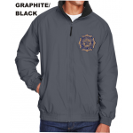 Harriton Fleece-Lined Nylon Jacket